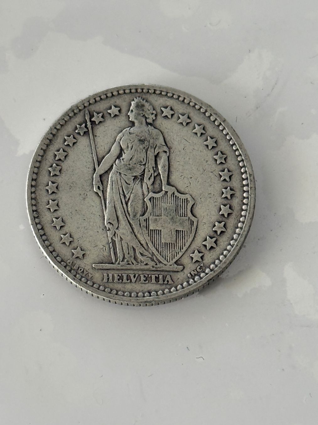 Tutti le monete: 2 Franken 1916  Rar – Usato da Wallisellen venduto da SWISS_SILVER1 1