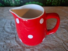 Rahmkrüglei von Rössler "Heidi" rot mit weissen Punkten, 2dl