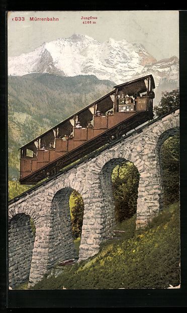 Bergbahn, an der Mürrenbahn, Blick zur (Antik) in Berlin für CHF 6 ...