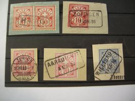 ZIFFERMUSTER AB 20.lll.83., ZÜRICH, HAAG, ZOFINGEN AARAU, EC
