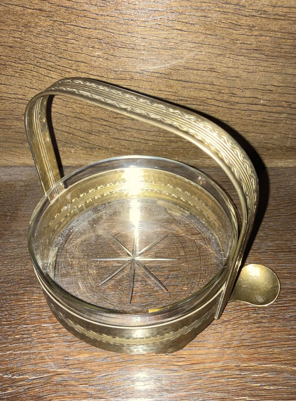Bicchieri: Antike Schale mit Original Glaseinsatz – Usato da Einsiedeln venduto da Fundgrube59 1