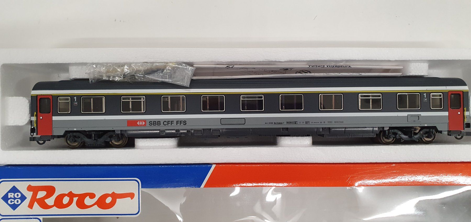 Roco Modellini di ferrovie: Roco 44669 SBB UIC-Z1  Am19 – Nuovo e nell'imballaggio originale da Würenlos venduto da juruth 2