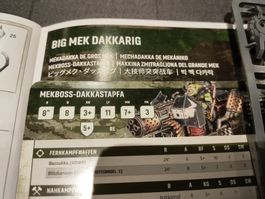 BigMek Dakkarig / Mekboss-Dakkastapfa der Orks Warhammer 40k