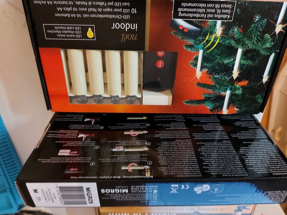 Bougies led pour sapin de noël / Led Christbaumkerzen Kaufen auf Ricardo