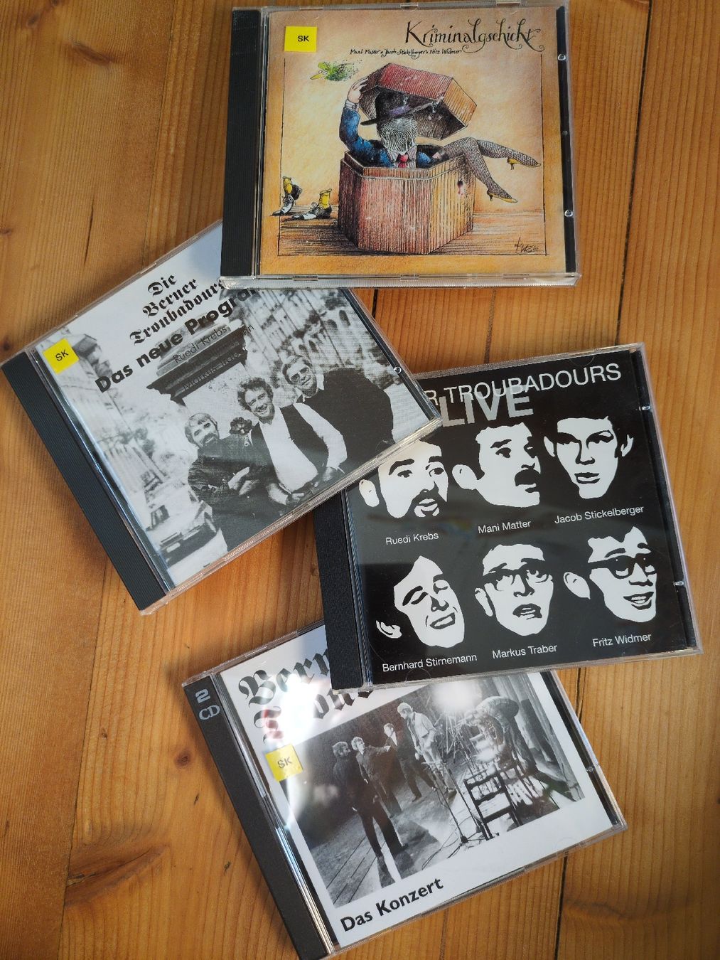 CD: Berner Troubadours CD-Bundle (4CDs) – Usato da Matten b. Interl venduto da simkli