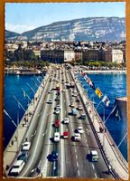 Genève - Vieilles voitures sur le pont
