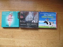 CD: Hörbuch-Set Krimis: Gisa Pauly Wilsberg Susanna Mewe