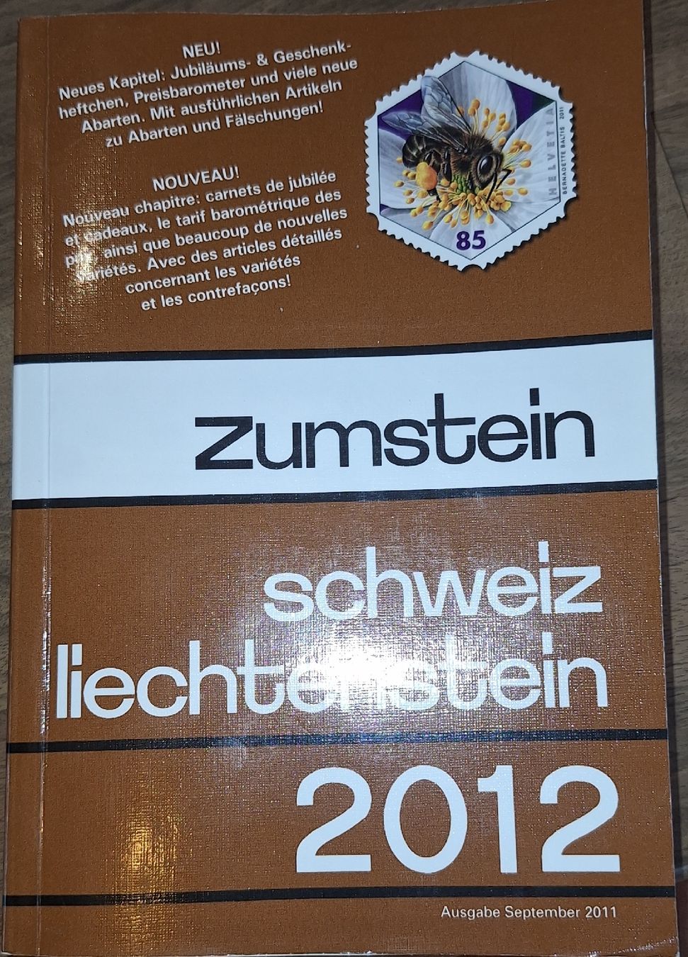 Tutti i francobolli: Zumstein Briefmarkenkatalog 2012  – Usato da Balgach venduto da SIMEON27