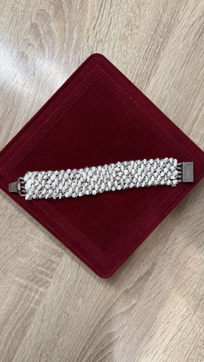 Bracciali & Braccialetti: Exklusives Armband aus echtem Perlmutt – Usato da Winterthur venduto da -BeHappy24- 2