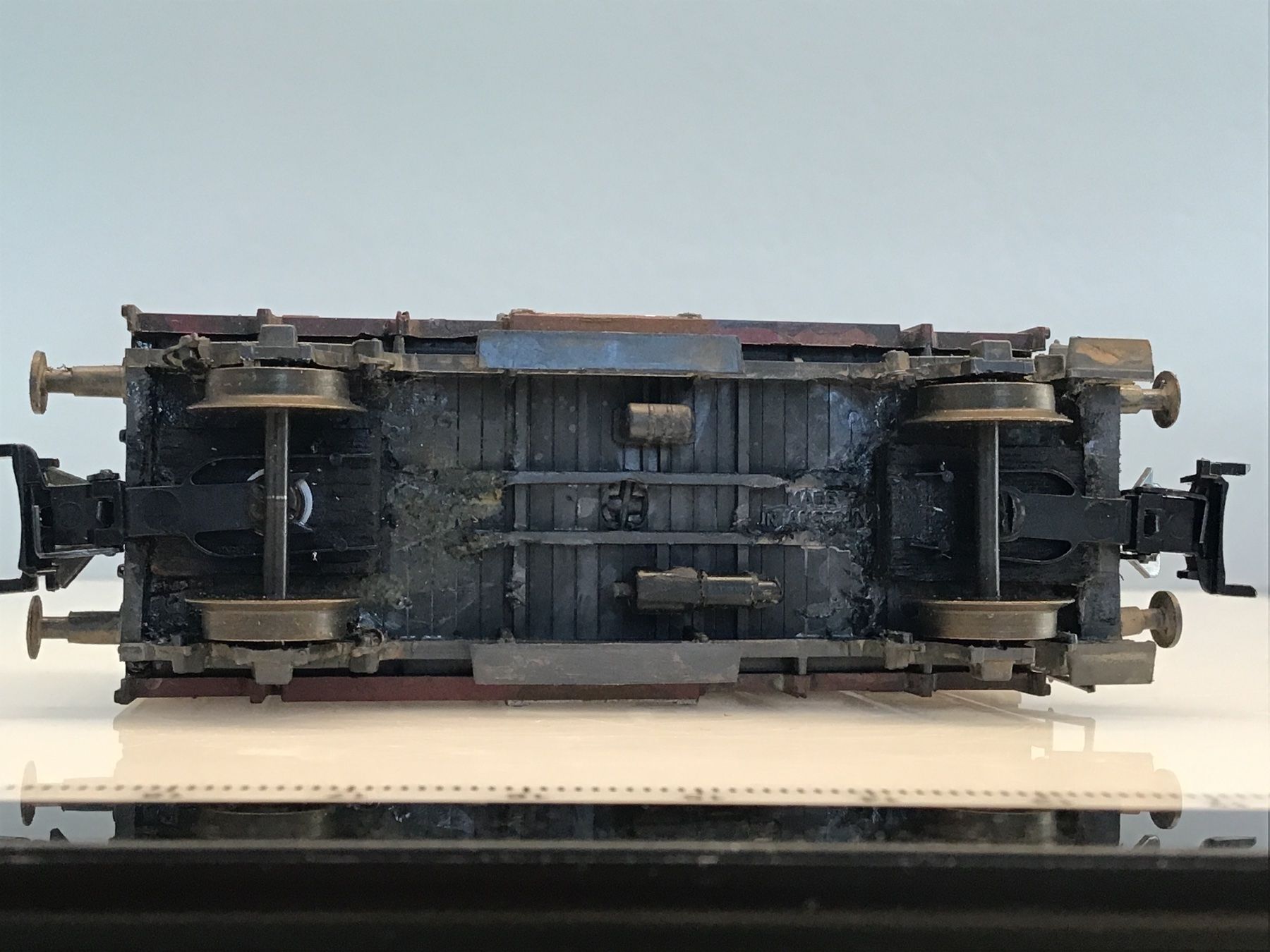 Liliput Modellini di ferrovie: Liliput SBB gesuperter Güterwagen – Usato da Männedorf venduto da Modellbau-wyss 2