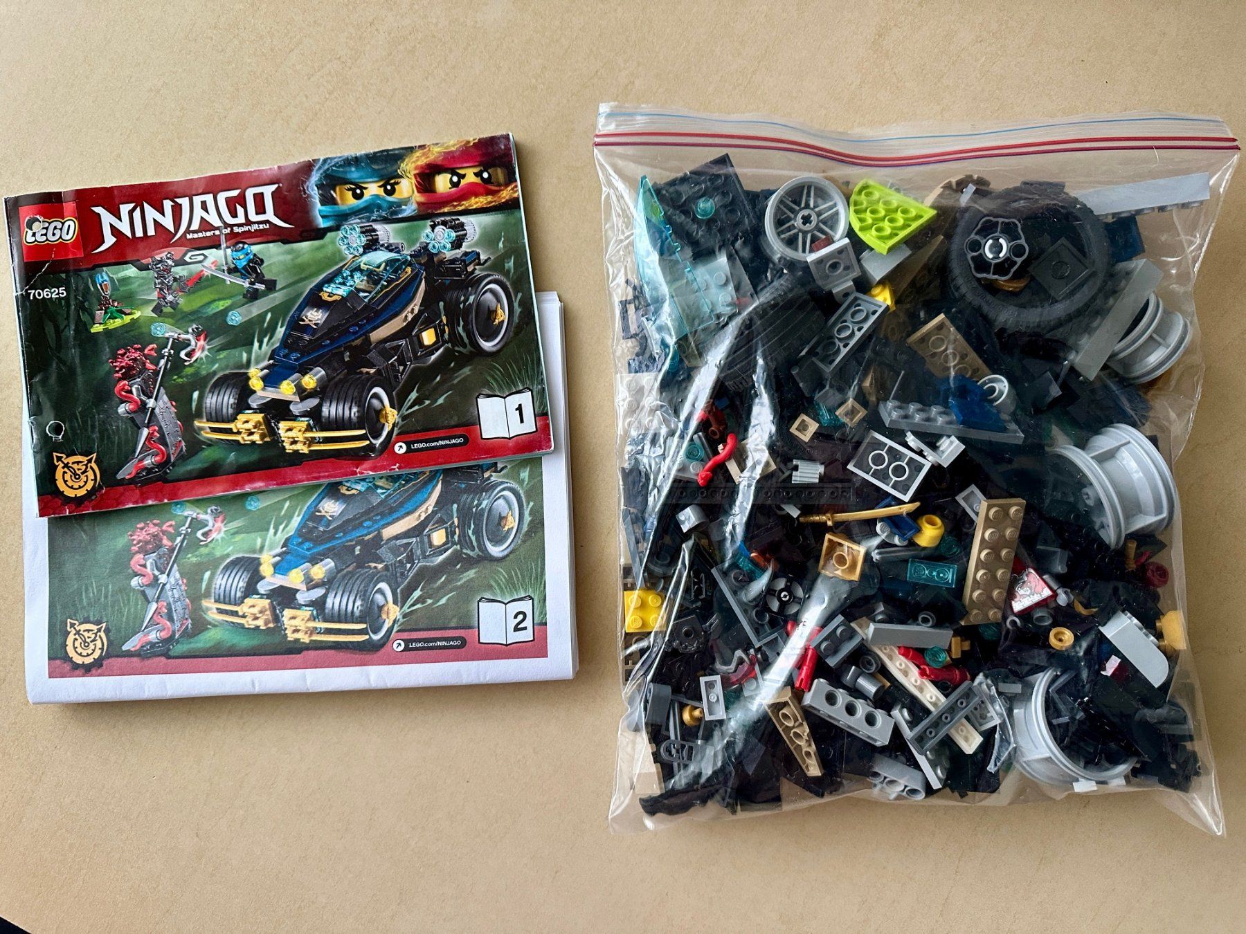 Lego Baukästen: Lego Ninjago 70625 - Samurai Turbomobil – Gebraucht aus Aettenschwil von Stockard 1