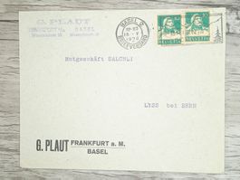 TR20 Enveloppe + Timbre Suisse 1930