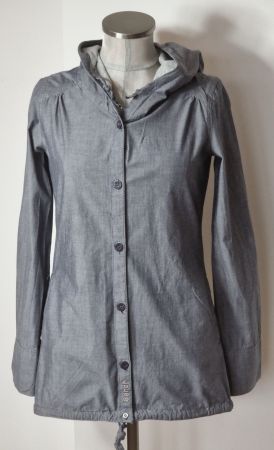 XS-S 34-36 BENCH lässige BLUSEN HEMD JACKE  taubengraublau