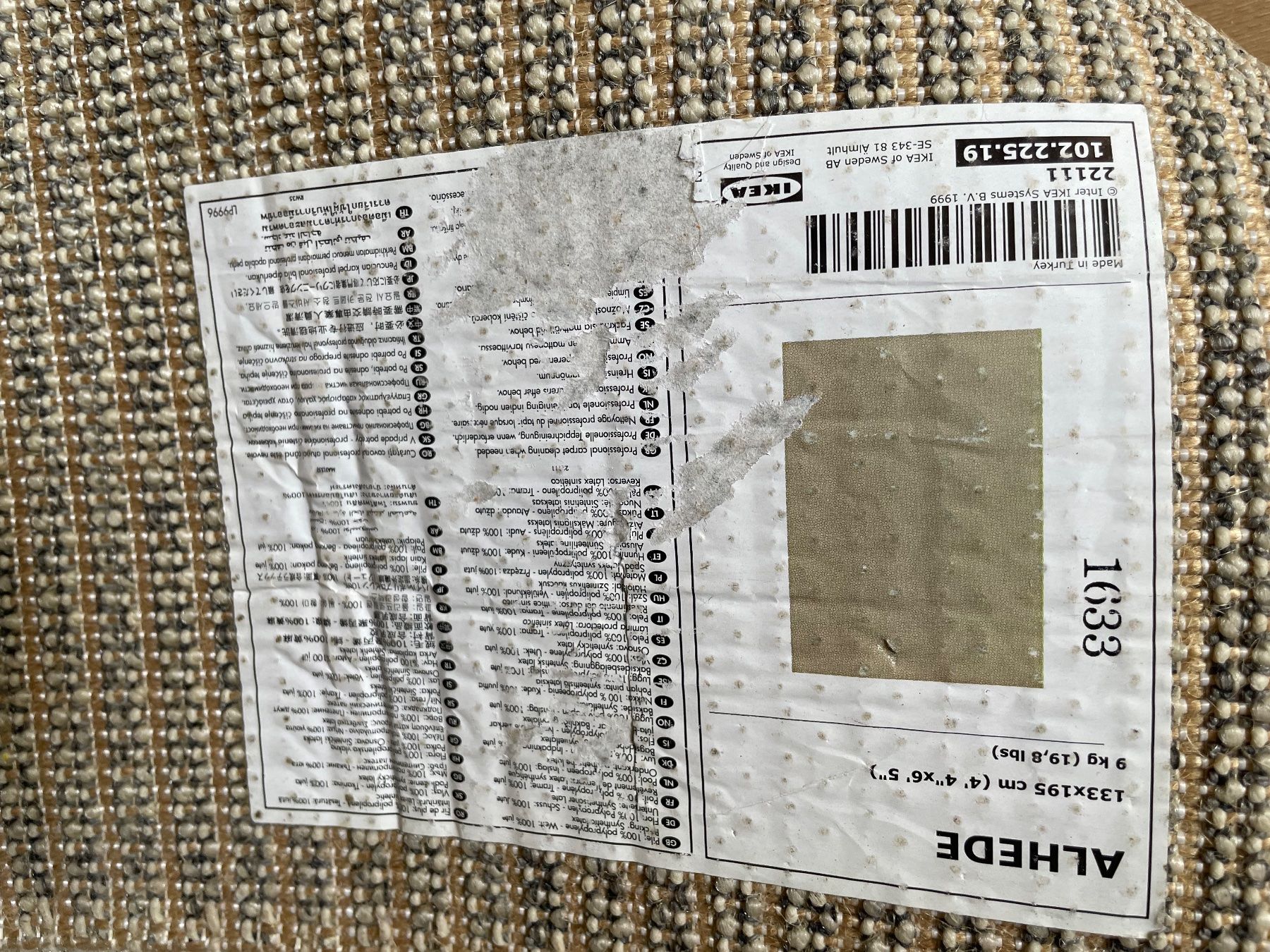 Ikea Teppiche: grauer Teppich, Alhede von Ikea – Gebraucht aus Basel von kra_w6mq 2