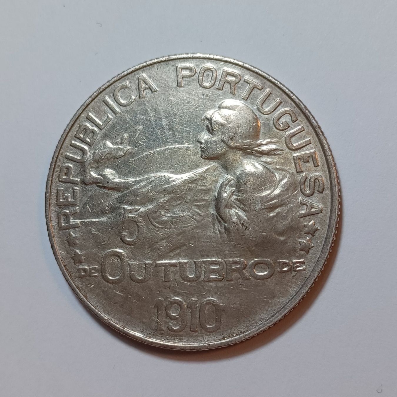 Tutti le monete: 1 Escudo 1910 Portugal – Usato da Pfäffikon ZH venduto da Welt_Muenzen