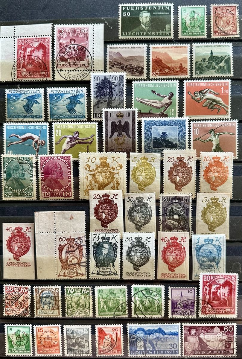 Alle Briefmarken: Liechtenstein – Gebraucht aus Duebendorf von Fczfanrobi