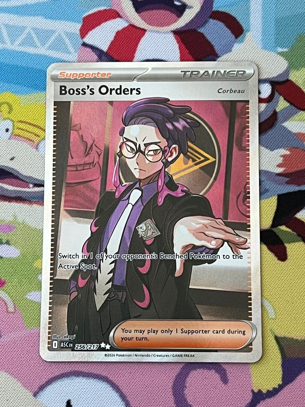 Pokémon Sammelbilder & Trading cards: Boss's Orders Full Art - Ascended Heroes 256 – Gebraucht aus Wil SG von Eric274