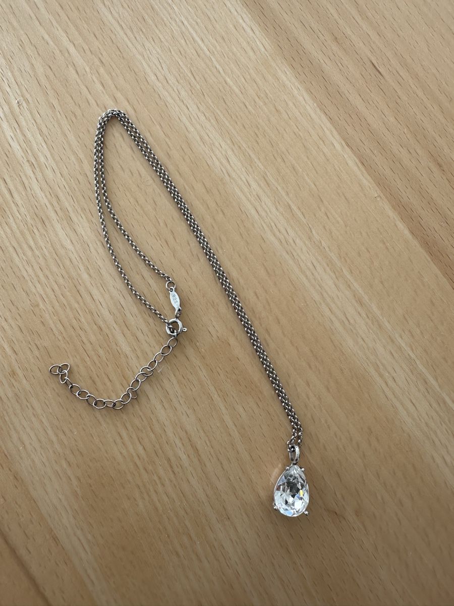 Ketten: Phantasya 925 Silver Necklace w/ Crystal Drop – Gebraucht aus Zug von Lele0102