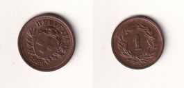 Schweiz 1 Rappen 1939 ss+/vorzüglich - TOP seltener Jahrgang