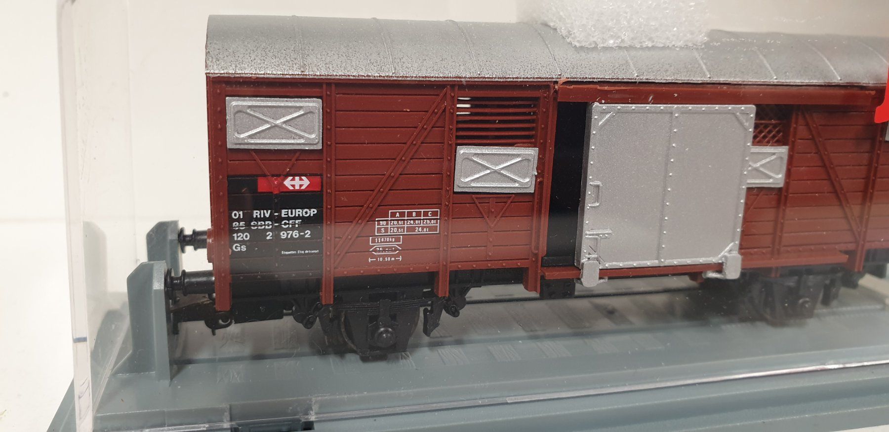 Jouef Modellini di ferrovie: Jouef SBB Güterwagen   H0/DC – Nuovo (secondo la descrizione) da Geroldswil venduto da TopTrain54 2