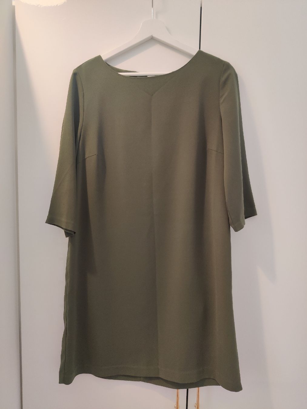 Mango Vestiti: Sommerkleid Gr. M Khaki 3/4 Ärmel  – Usato da Kriens venduto da sar_f6qy