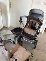 bugaboo kinderwagen mit viel zubehör 