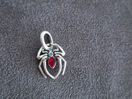 Silber Charm Spinne +Garantie