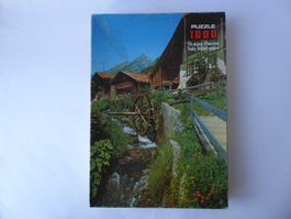 Puzzle Jaun, Schweiz, wild horse, 999 Teile - 1 Puzzleteil f