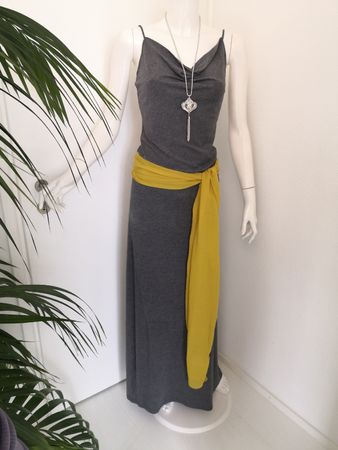 🤩2 STK: MANGO TWINSET ROCK & TOP GRAU