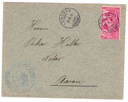 Lettre de Lengnau pour Aarau le 30.XI.00