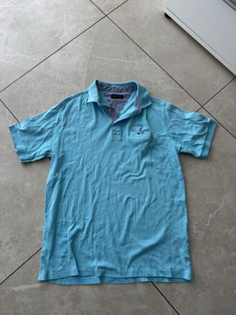 Tommy Hilfiger Polo Shirt türkis Gr. 3XL Herren kurzarm