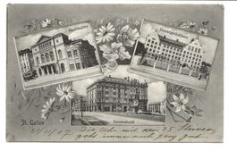 St. Gallen - Stadt - Theater - Handelsbank - Hadwig - 1907
