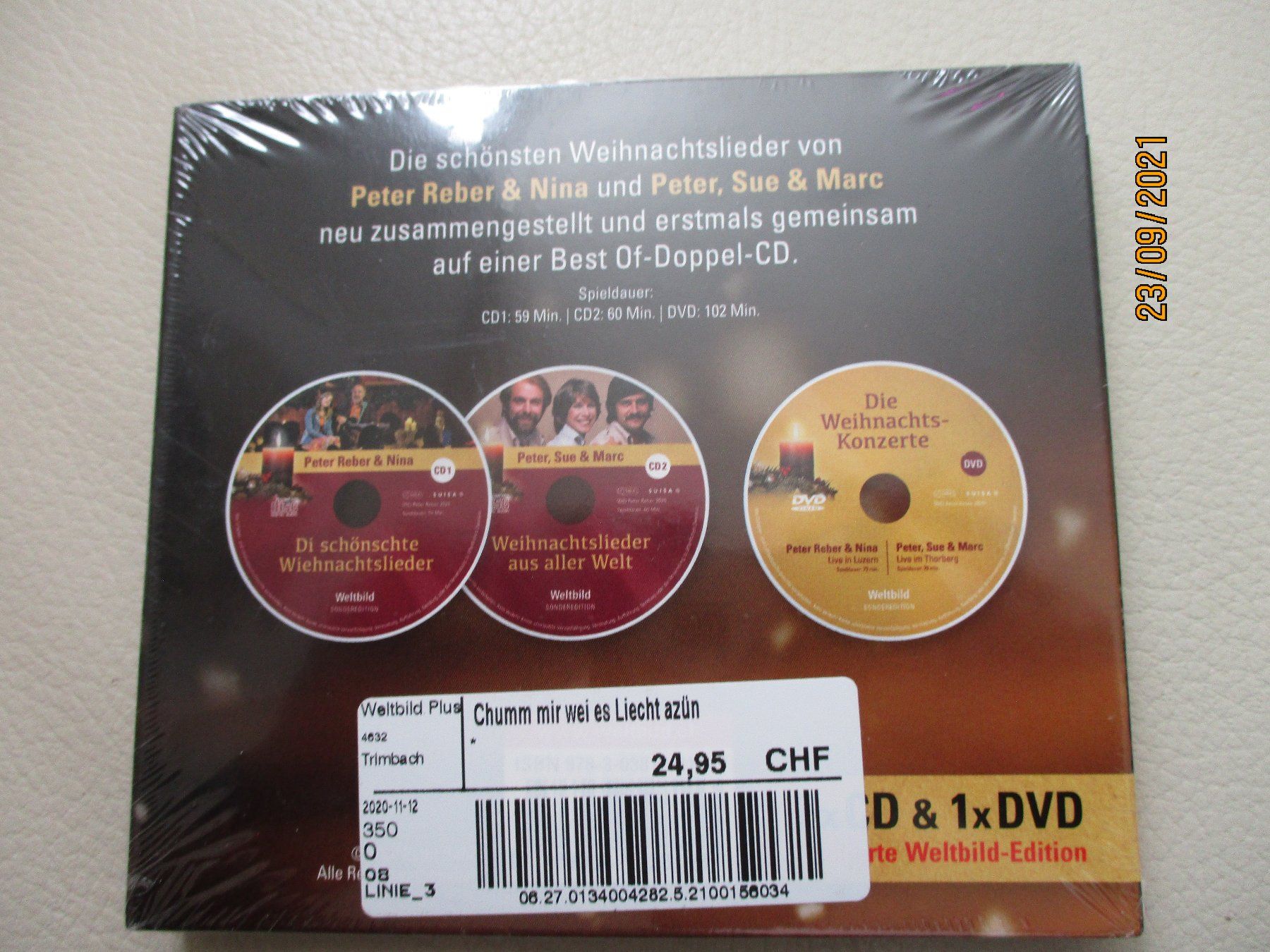 CD: Peter Reber & Peter, Sue und Marc – Nuovo e nell'imballaggio originale da Liestal venduto da Disc-Point 1