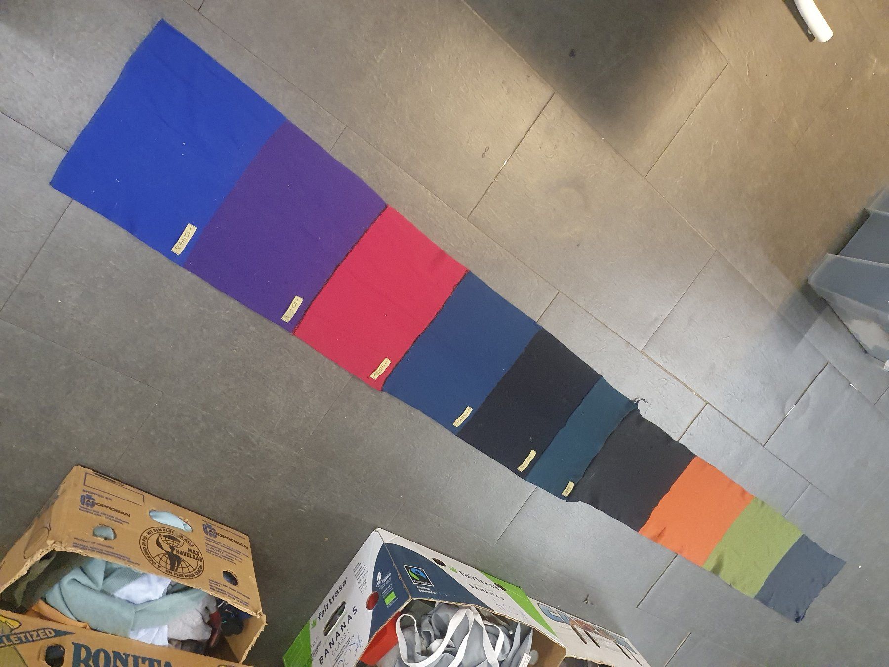 Foulard & Sciarpe: Flickenschaal mehrfarbig 360 x 30 cm – Usato da Zürich venduto da loosebone 6