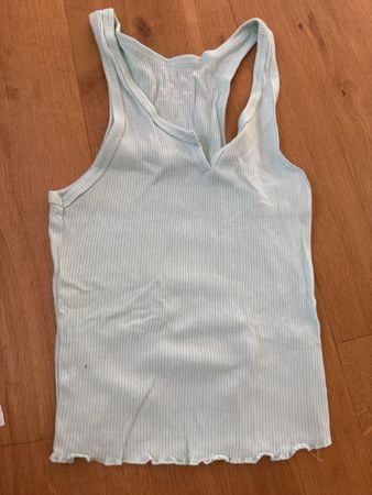 Mintfarbenes Top, Grösse XS