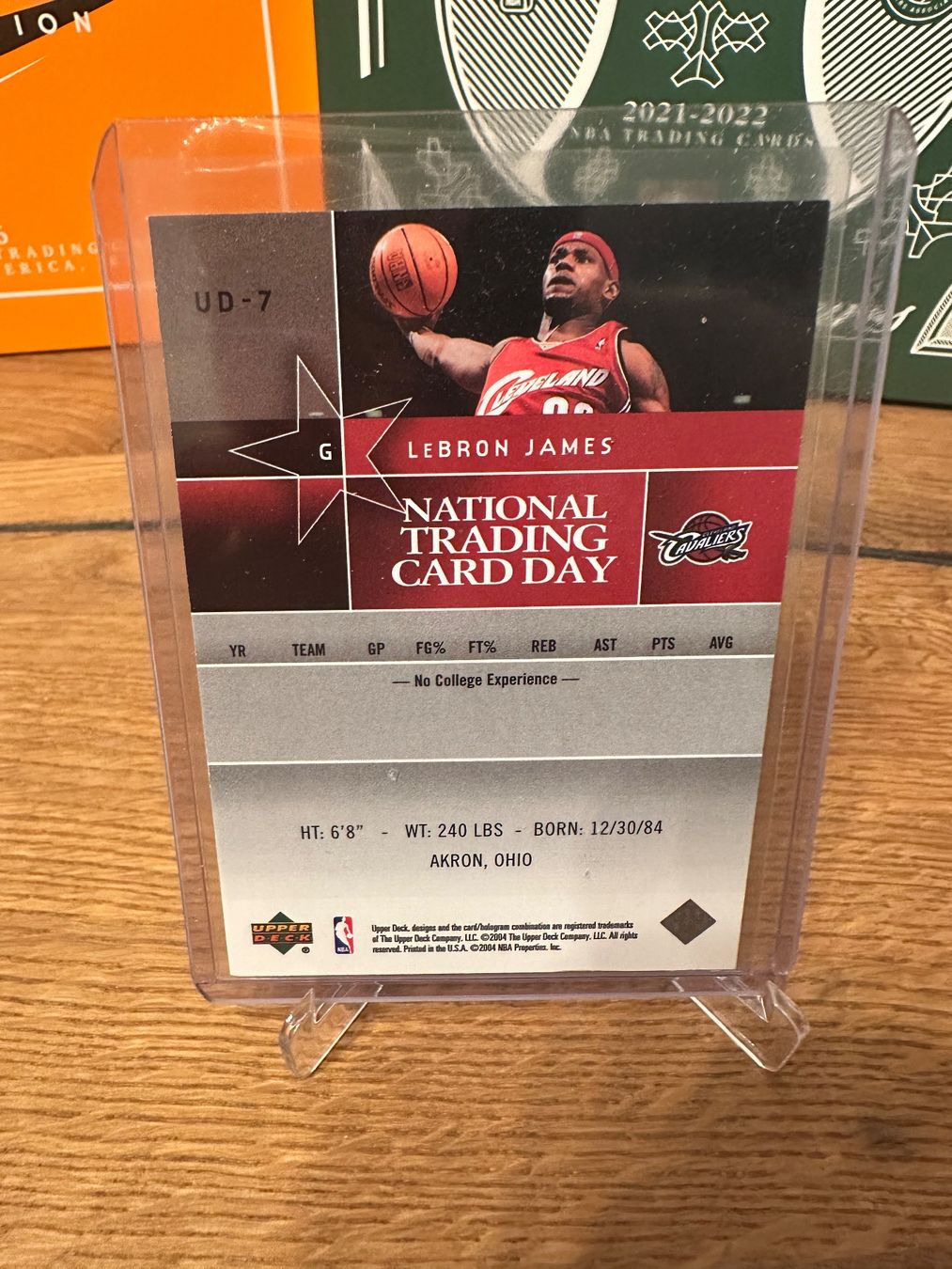Nba Sammelbilder & Trading cards: LeBron James Upper Deck national trading day – Gebraucht aus Vullierens von Gaara04 1