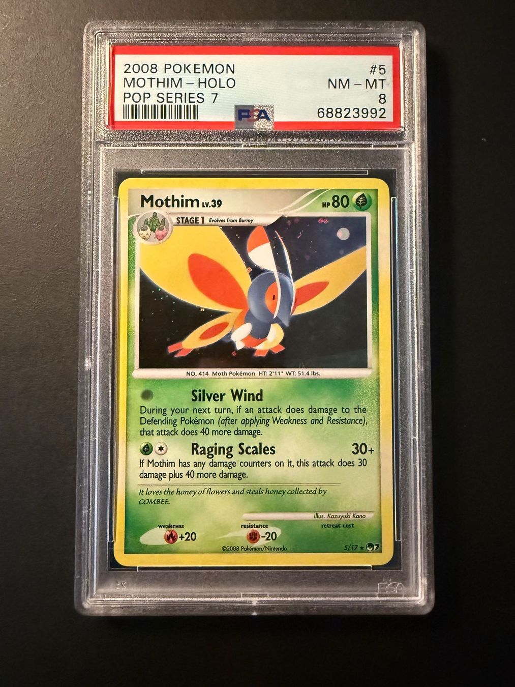 Pokémon Cartes à collectionner: PSA 8 MOTHIM HOLO POP SERIES 7 #5 – D'occasion à Zürich par pokemon_cards