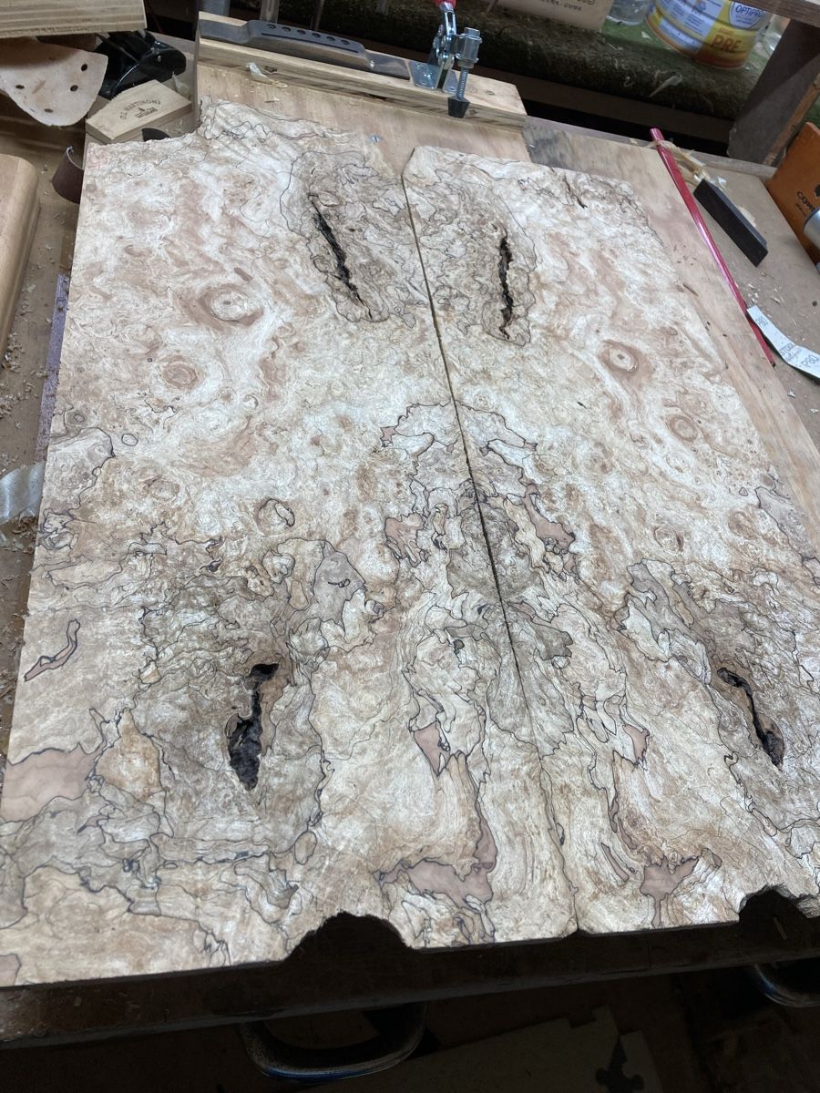 Strumenti musicali: Spalted maple amazing figured top – Nuovo (secondo la descrizione) da Minusio venduto da Bolix 1