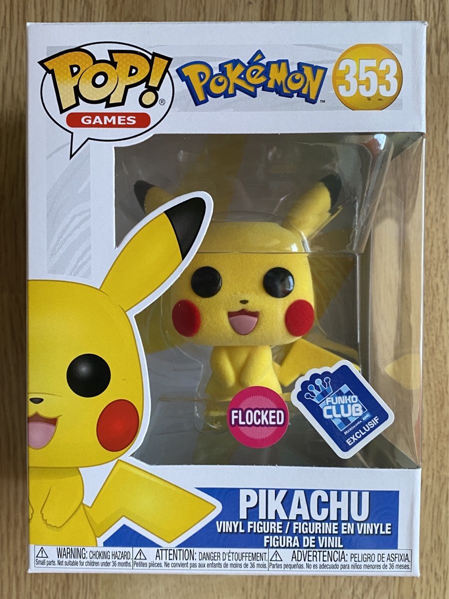 Funko Figurines: Funko Pop! Pikachu Flocked Pokemon – Neuf (Voir description) à Rafz par SaintCruz