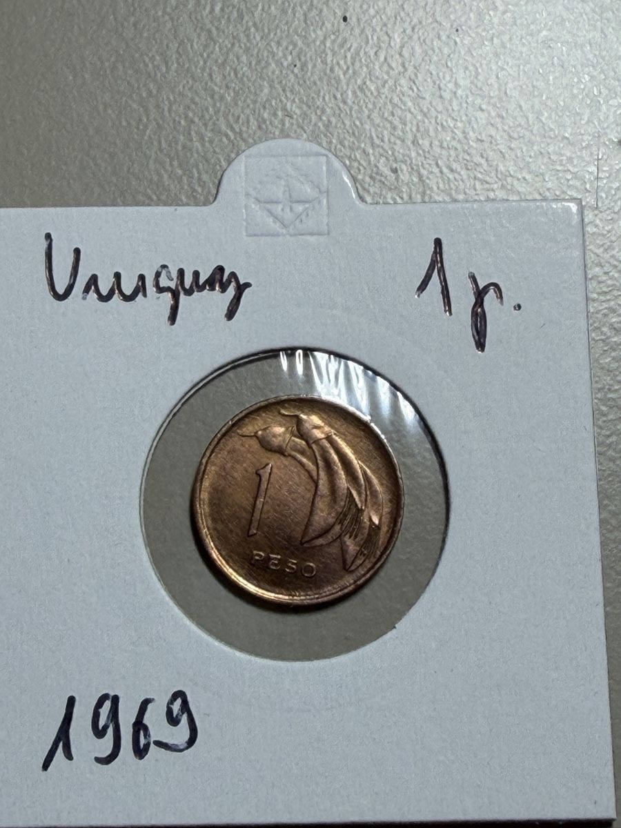 Toutes les monnaies: Uruguay - 1 peso - 1969 – D'occasion à Payerne par Mike1682