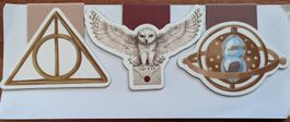 neu: 3x magnetische Harry Potter Magnet-Buchzeichen