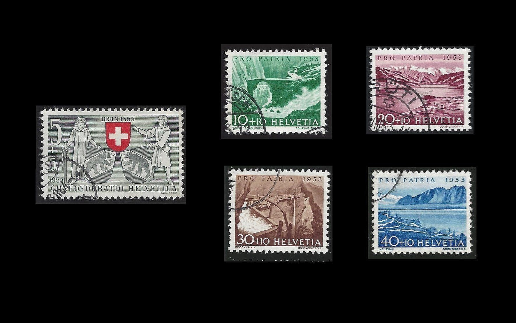 Tutti i francobolli: Pro Patria 1953, gestempelt – Usato da Baar venduto da W47