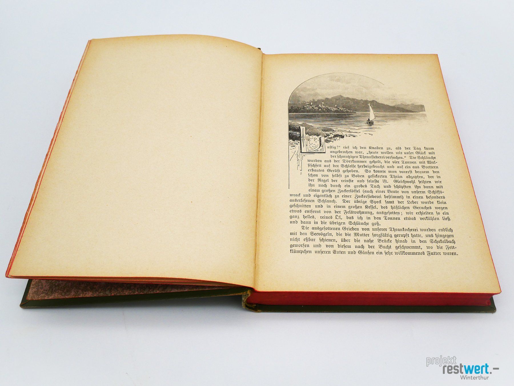 Libri: J.D.WYSS Der Schweizerische Robinson, 2. Band – Usato da Winterthur venduto da Restwert_Winterthur 1