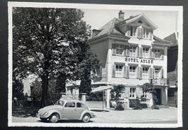 Hotel ADLER / Wolfhalden AR, VW Käfer, ca. 1950