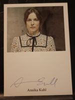Anika kuhl - handsignierte Autogrammkarte 🎞️🍿