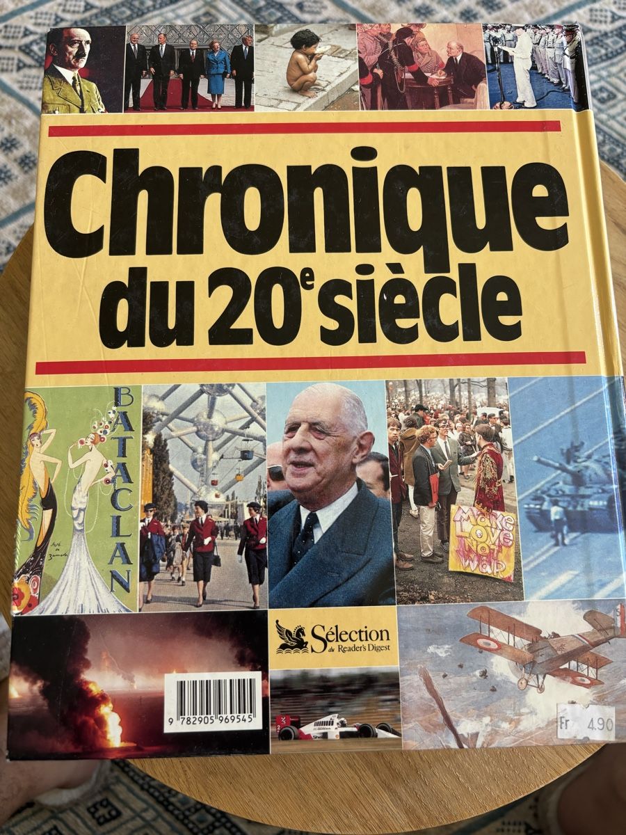 Libri: Chronique du 20e siècle, Sélection Reader's Digest ! – Usato da GENÈVE venduto da Gaasss 2