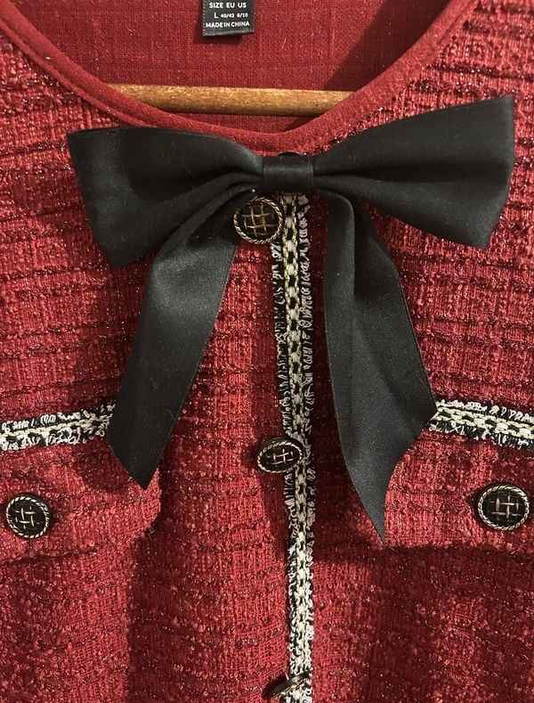 Shein Kleider: SHEIN Weihnachtskleid Rot Gr. L – Gebraucht aus Lopagno von CLep 2
