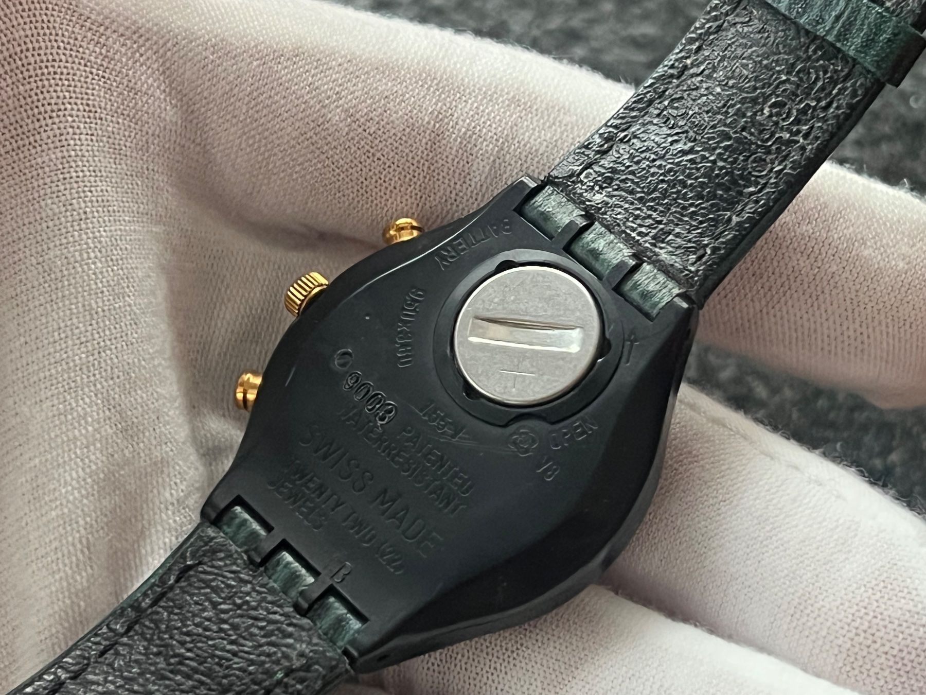 Swatch Uhren: Swatch Chronograph Hunter Rollerball Uhr Quarz 1990 – Defekt aus Steffisburg von FlorianJohner 5