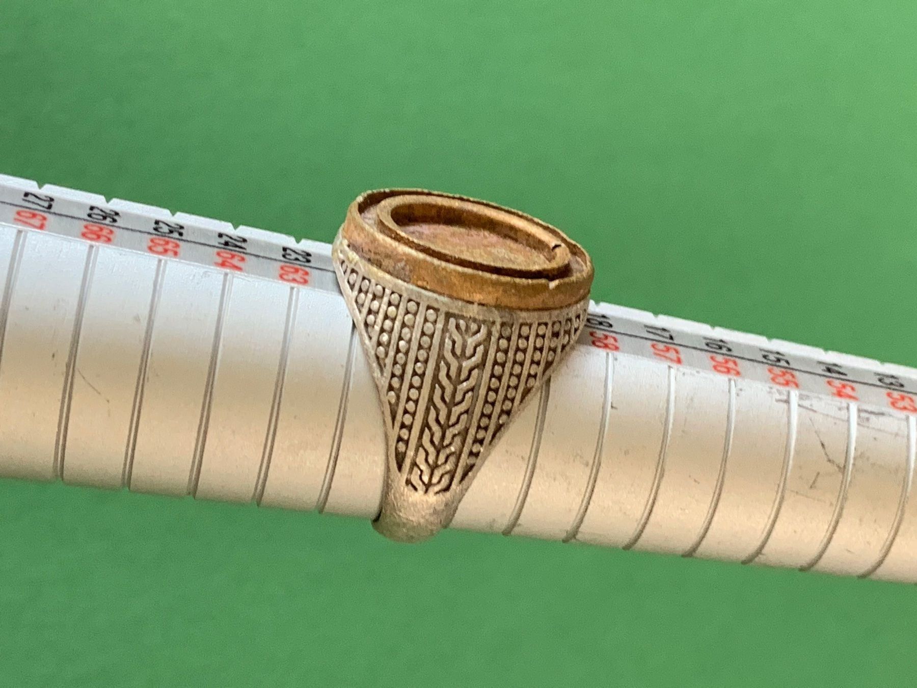 Anelli: Silberring goldmedaillon indisch( rg61) – Usato da Dittingen venduto da Bijoubelle 4