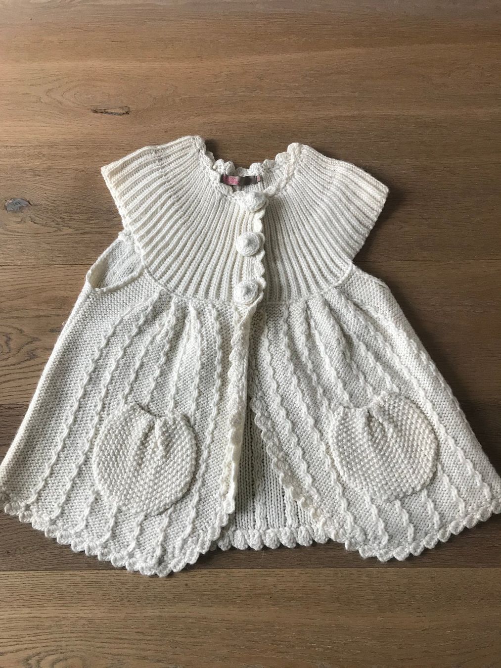 Gilet & Giacche senza maniche: Saint Tropez Strickweste Creme Grösse M – Usato da Freienstein venduto da Jessy024